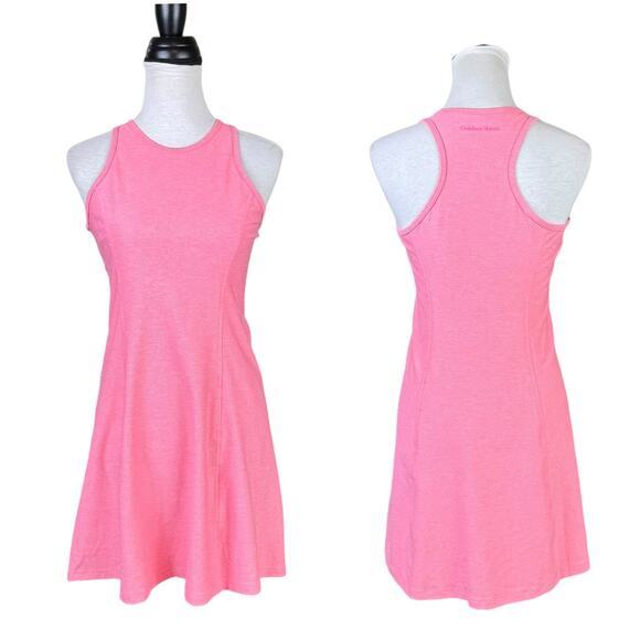 Outdoor Voices NWT Athena Pink Punch Racerback Tank Mini Athleisure Dress - Picture 2 of 11